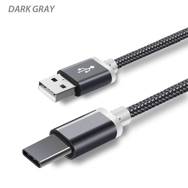 Кабель зарядний 1м USB - USB Type-C з подовженим штекером 10мм OEM 00000003368 фото