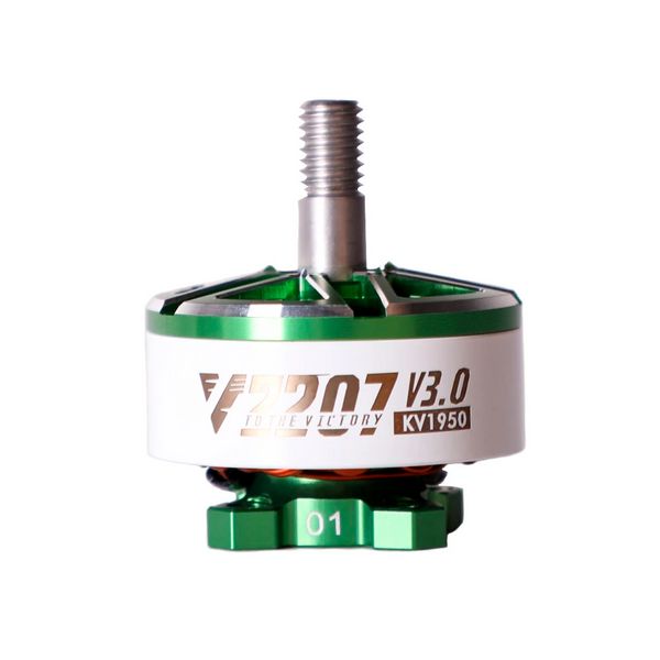 Двигун безколекторний T-Motor Velox V2207 V3 1950KV green 00000007289 фото