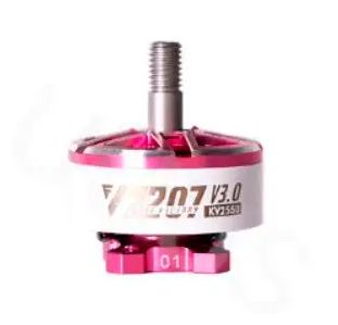 Двигун безколекторний T-Motor Velox V2207 V3 2550KV pink 00000007289 фото