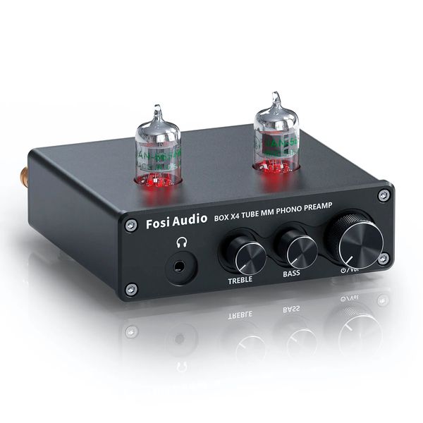 Передпідсилювач звуку Fosi Audio BOX X4 black + блок живлення 12V 00000007123 фото